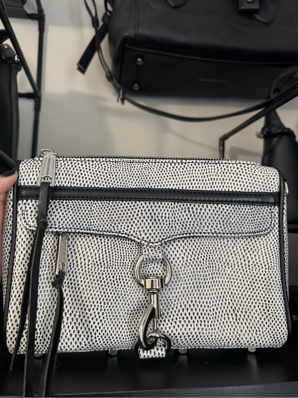 Rebecca Minkoff Mini MAC Snakeskin